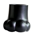 thumbnail image 3 of Florero de Cerámica con Forma de Garra de Gato, Florero de , Elegante Recipiente para Arreglos Florales Hecho a Mano para Cocina, Estudio, Of Negro, 3 of 8