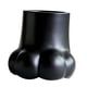 thumbnail image 3 of Jarrón de cerámica con forma de garra de gato, contenedor para arreglos florales, multiusos Negro, 3 of 9