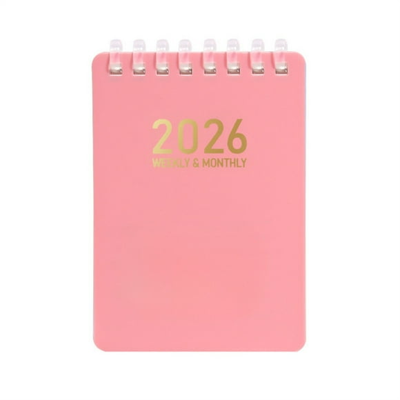 Mini cuaderno A7, organizador, planificador diario, cuaderno de viaje.