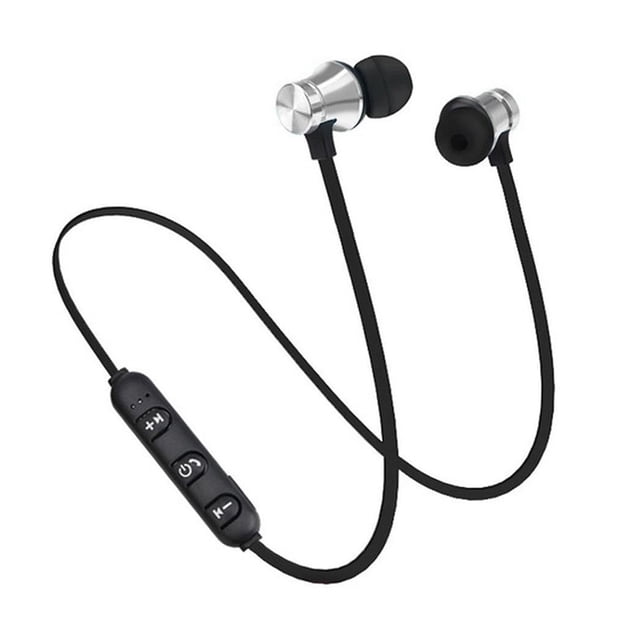 Auriculares intraaurales Bluetooth Sunjoy Tech, estéreo inalámbricos 4.2, magnéticos, resistentes al sudor y con micrófono para deportes.