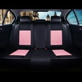 thumbnail image 4 of Maidao Car Seat Covers Leather Full Set for Jeep for Wrangler 1986-Present 5 Seats Waterproof Front Rear Cushion Protector Black Pink, 4 of 8