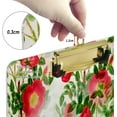 thumbnail image 3 of FMSHPON Flowers 6 Clipboard Hardboard Wood Nursing Clip Board and Pull for Standard A4 Letter 13x9 inches, 3 of 7