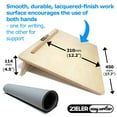 thumbnail image 5 of Zieler® Large (A3) Wooden Ergonomic Writing Slope with Grip Mat, 5 of 6