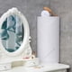 thumbnail image 3 of Kearding Almacenamiento de baño doméstico elegante y fácil de limpiar, y gabinete de accesorios de baño impermeable para baño Almacenamiento y organización del hogar blanco, 3 of 6
