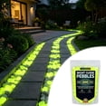 thumbnail image 5 of Luminous Garden Stones, Glow In The Dark Pebbles, Solar Powered Outdoor Landscaping Decorative Rocks, Waterproof Weather Resistant Resin Stepping Stones, 5 of 8