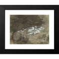 thumbnail image 2 of Frederick Trapp Friis 18x15 Black Modern Framed Museum Art Print Titled - Woman Floating in a River Attended by Two Female Spirits (C. 1895), 2 of 5