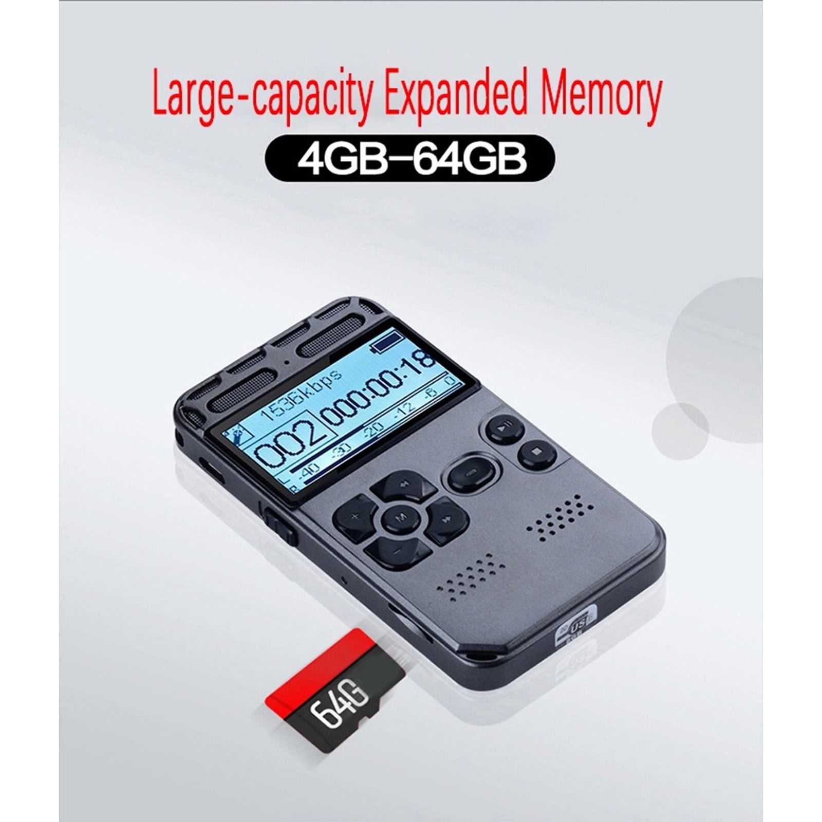 SK502 Digital Voice Recorder Noise Cancelling 8G Recording Pen for Meeting Continuous Recording with Long Recording Time