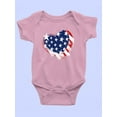 thumbnail image 3 of American Heart 4Th Of July Bodysuit Infant -Image by Shutterstock,  6 Months, 3 of 4