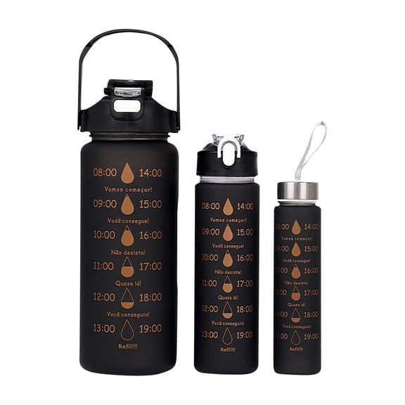Water Bottle Plastic Gradient Color Matte Finish Style 4 for Home & Office Use BPA Free Food Grade Material Durable Construction Leak Proof Design Easy to Clean Dishwasher Safe Reusable