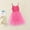 Hot Pink, variant on Kids Hot Pink Girl Dress Ruffle Tulle Baby Dress Girls Summer Dress Girls Sundress Baby Girl Dresses 4-5 Years