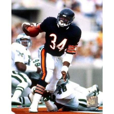 Walter Payton Action Framed Photo - Walter Payton Action Photo Print
