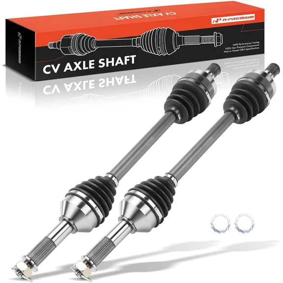 A-Premium Pair (2) Rear CV Axle Shaft Assembly Compatible with Kawasaki Teryx 800, Teryx4 800 2016-2021, 4x4 Model, Driver and Passenger Side, Replace# 59266-0715