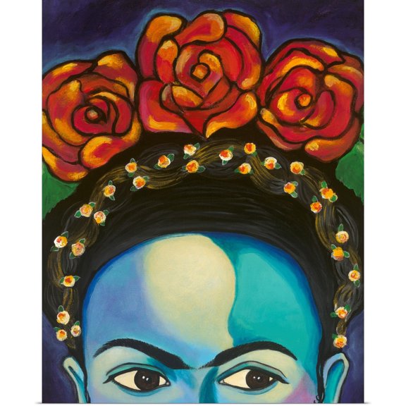 Great BIG Canvas | Rolled Carla Bank Poster Print entitled Frida