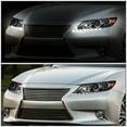 thumbnail image 2 of DNA Motoring For 13-15 Lexus ES350 ES300h LED DRL Black Amber Projector Headlight Lamps Pair, 2 of 7