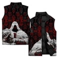 thumbnail image 4 of Chalecos de hombre cómodos y con protección contra el frío Chaleco de hombre con algodón y grueso Chaleco resistente al viento y al frío Tendencia Guerrero Ropa con impresión digital 3D, 4 of 5