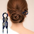 thumbnail image 2 of Xihbxyly Accesorio para El Cabello, Elegante Peine Insertable, Horquilla Multifuncional Duradera, Fácil de Hacer Moños, Uso Diario, Peinado para Ocasiones Especiales, Realza Tu Look., 2 of 6