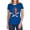 Royal, variant on JLA Crossed Swords Women's T Shirt, Charcoal, 2X-Large