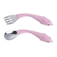 thumbnail image 4 of MOVTOTOP 1 Set 2pcs Baby Tableware Stainless Steel Spoon Fork Set Toddler Tableware, 4 of 6