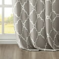 thumbnail image 3 of Gracie Mills Ondine Scroll Geometric Fretwork Grommet Window Curtain Panel - GRACE-160, 3 of 3