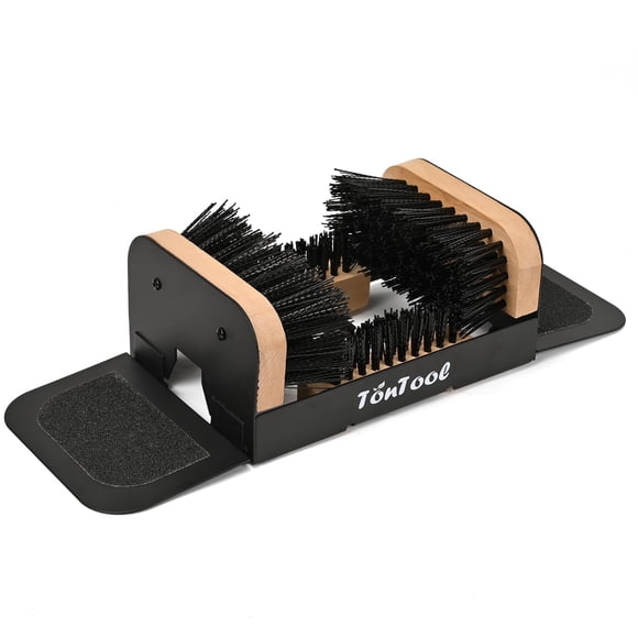 Limpiador exterior resistente para botas TonTool, cepillo raspador de alta resistencia