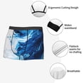 thumbnail image 3 of Naloa Blue White Fluid Art Mens Underwear - Boxers for Men, Mens Boxer Briefs, Classic Briefs for Men-X-Large, 3 of 5
