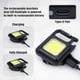 thumbnail image 3 of Mini linterna LED recargable de trabajo, linterna ultra potente de 800 lúmenes, linterna magnética portátil pequeña, llavero impermeable para acampar, reparación de emergencias, 3 of 5