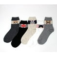 thumbnail image 2 of LIVEBEAR Women's 4/5 pack Cute Stalking Animals Funny Novelty Crew Socks Made In Korea, 2 of 2
