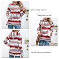 thumbnail image 2 of Sudadera Con Capucha Para Mujer, Sudadera De Manga Larga Con Capucha Y Cordón De Fibra De Poliéster Estampados Patrones Bolsillos Grandes Para Ir De Compras ANGGREK  Otros, 2 of 6