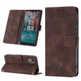 thumbnail image 1 of Compatible with Nokia C12 Classic Embossed PU Leather Case with Card Holder Shockproof Cover, 1 of 5