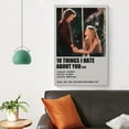 thumbnail image 4 of 10 Things I Hate About You Movie Poster Print Poster Prints Canvas Wall Art For Trendy Dorm Room Decor Aesthetic Gift, 4 of 8