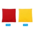 thumbnail image 3 of Uxcell Cornhole Bean SandBags Set Canvas Outdoor Party Hand Tossing Game, 20 Pack Red Yellow, 3 of 6