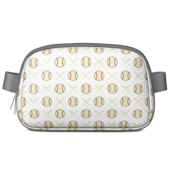 Softball & Volleyball Fanny Pack – Colorful Sports-Themed Waist Bag for Active Kids and Teen Girls