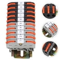 thumbnail image 1 of TEHAUX 2Jgo Bloques Terminales Para Riel Din Con Material Duradero Para Uso Industrial Multicolor, 1 of 6