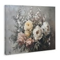 thumbnail image 3 of Stupell Industries Traditional Roses & Peonies on Gray Canvas Art, 20 x 16, by Petals Prints Design, 3 of 8