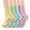 5 Pairs Candy Rainbow, variant on Zando Cozy Non Slip Socks Womens Warm Fuzzy Socks Super Soft Grip Socks for Women Fluffy Socks with Grippers for Women Hospital Socks Rainbow 5 Pairs