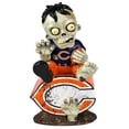 thumbnail image 1 of Chicago Bears Zombie On Logo Figurine, 1 of 1