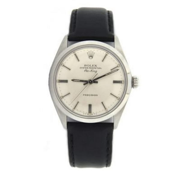 Pre-Owned Mens Rolex Stainless Steel Air-King Silver 5500