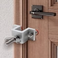 thumbnail image 2 of 2X Portable Door Lock Dual Nut Adjustment, Thickened Body Hotel Door Locks for Travelers Security, 2 of 7