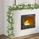 thumbnail image 4 of Ofertas Increíbles, Nueva decoración de pared de flores para bodas con flores y hojas de dinero de ratán encriptadas con hojas de eucalipto Simulación de ratán Producto de decoración navideña, 4 of 8