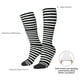 thumbnail image 4 of Balery Black And White Stripes Calcetines novedosos Calcetines deportivos Calcetines hasta la rodilla Calcetines de algodón Calcetines originales y geniales, 4 of 6