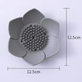 thumbnail image 7 of Flexible Non-Slip Silicone Soap Dish with Floral Design, Self-Draining Bar Soap Holder for Shower, Bathroom, and Kitchen Sinks, 7 of 7