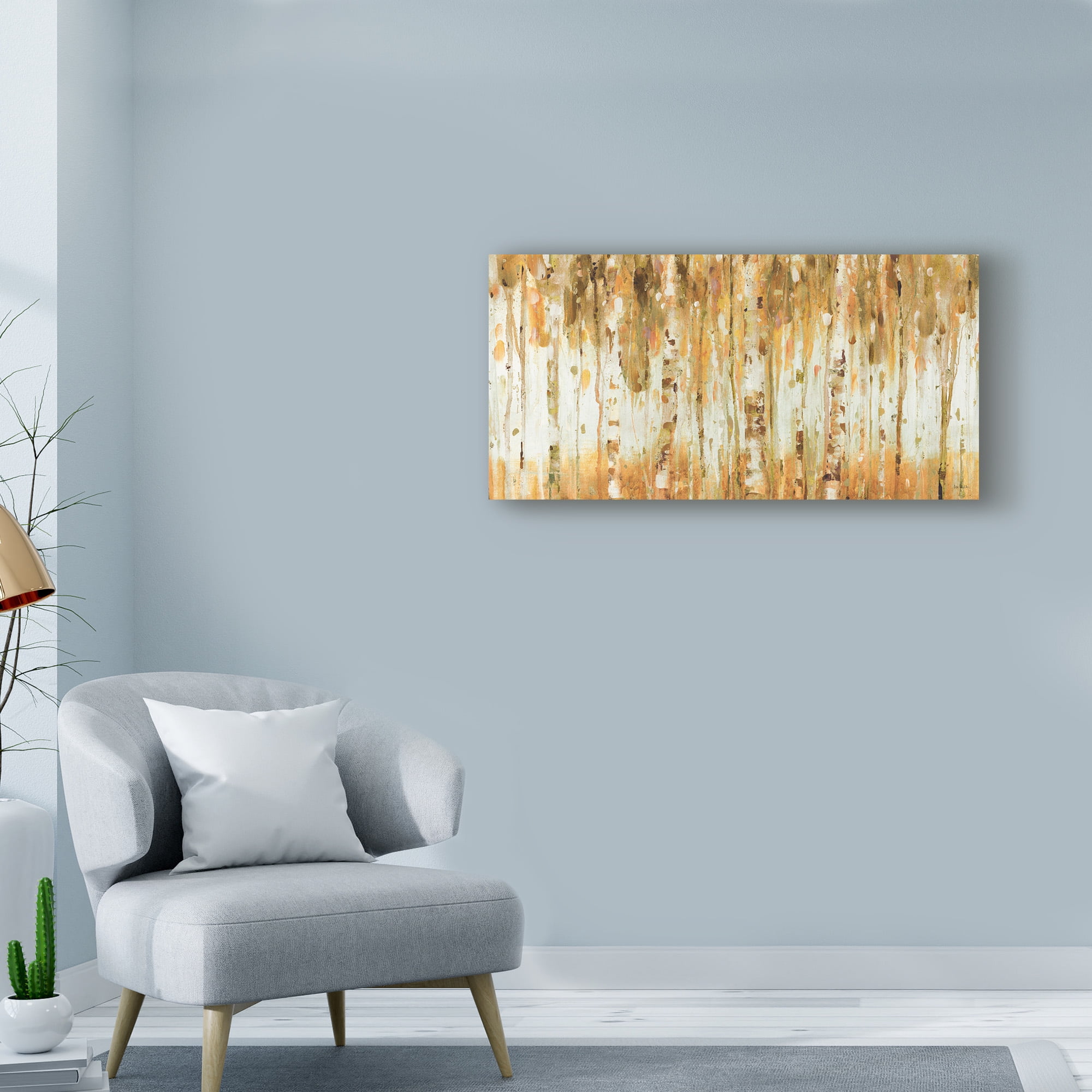 Trademark Fine Art 'The Forest I Fall Crop' Canvas Art by Lisa Audit