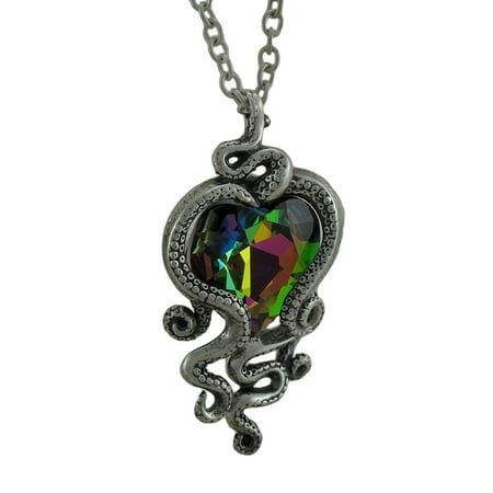Alchemy Gothic Heart of Cthulhu Pendant w/ Necklace