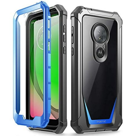 Poetic Full-Body Hybrid Shockproof Bumper Cover, Built-in-Screen Protector, Guardian Series, Case for Motorola Moto G7 Play (USA Version ONLY 2019 Release), (Best Cell Phone 2019 Usa)