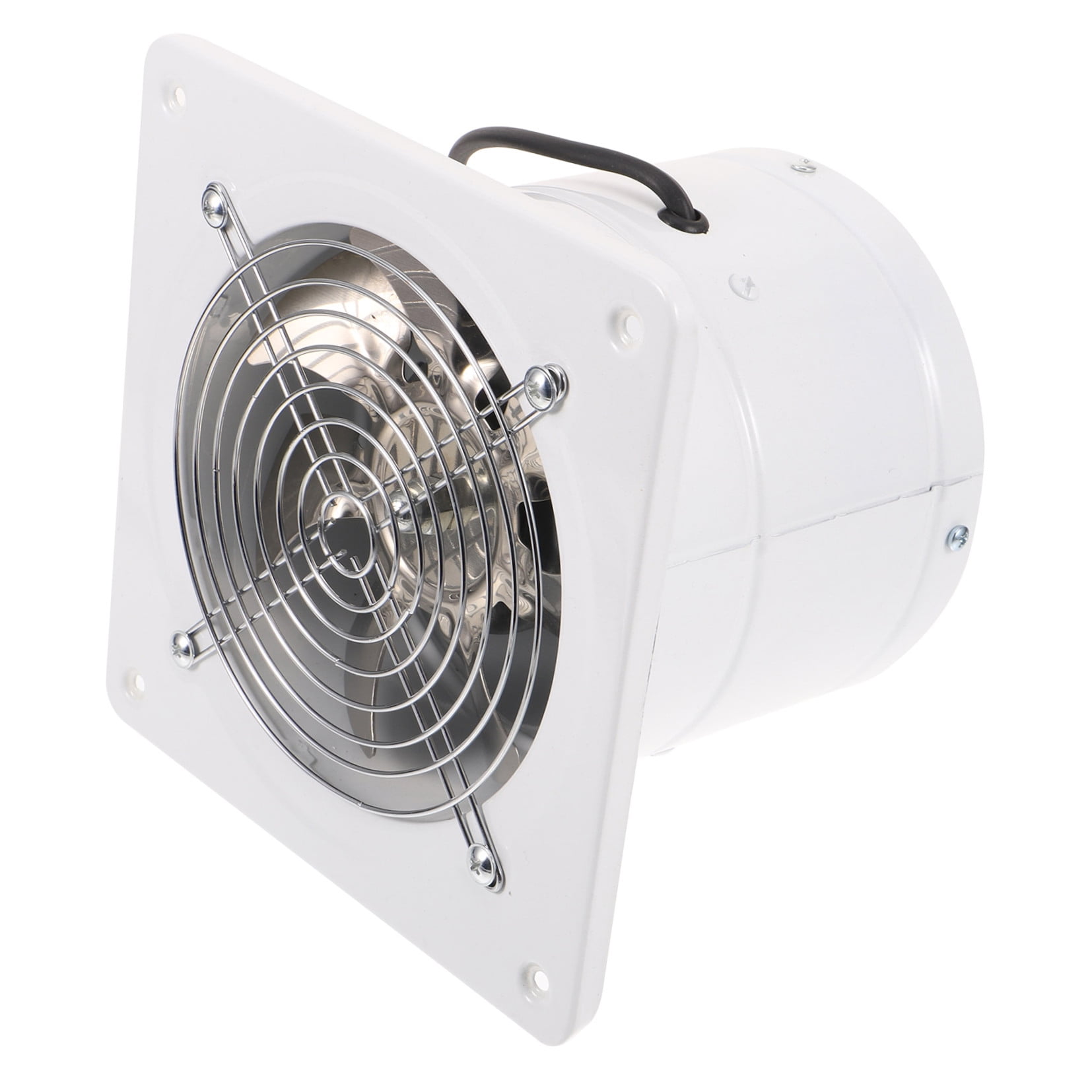 ELAYARD White Stainless Steel Exhaust Fan for Kitchen & Bathroom Ventilation, Quiet , Energy Efficient Design