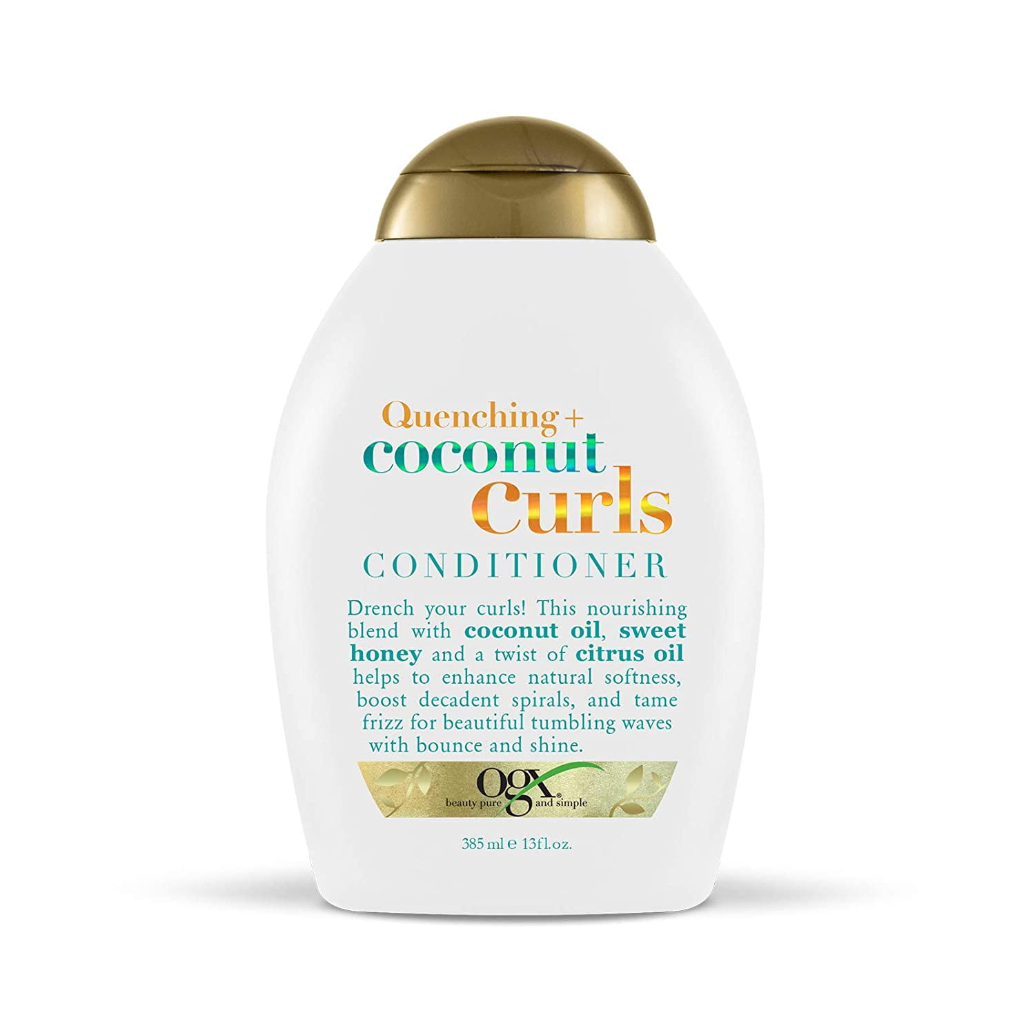 Ogx Quenching Coconut Curls Conditioner To Enhance Curls, 13 oz
