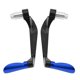 thumbnail image 5 of 1 par de palancas de embrague de freno de motocicleta de fibra de carbono Protector protector del manillar (azul), 5 of 5