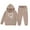 Khaki, variant on Gaexia Toddler Fall Outfits For Girls ,Girls Winter Hoodie and Joggers Set Stylish Print Comfy Casual Outfit for Toddler to Cozy Kids Clothes,2-3 Years