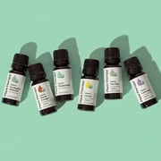 Plant Therapy Organic Essential Oil Set - Lavender, Peppermint, Eucalyptus, Lemon, Tea Tree, Orange, 100% Pure, USDA Organic, 10 mL