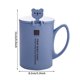 thumbnail image 1 of 1PC Mug Cartoon Cute Coffee Cereal Breakfast Water Cup With Lid With Spoon buy 2 get 3, 1 of 2